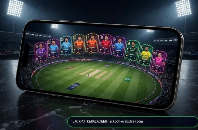 Jackpotkeraladeer (jackpot game) fantasy cricket & matchday visual 1